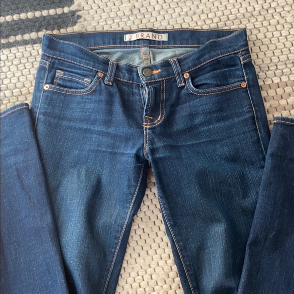 J brand low rise skinny jean